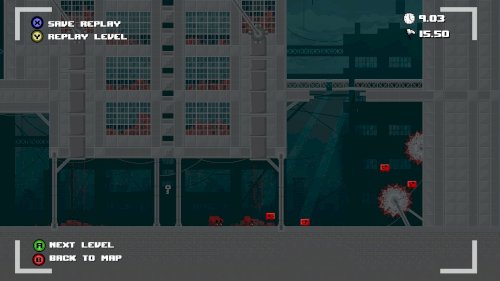 Screenshot of Super Meat Boy