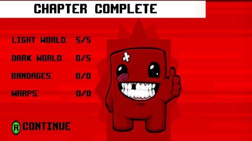 Screenshot of Super Meat Boy