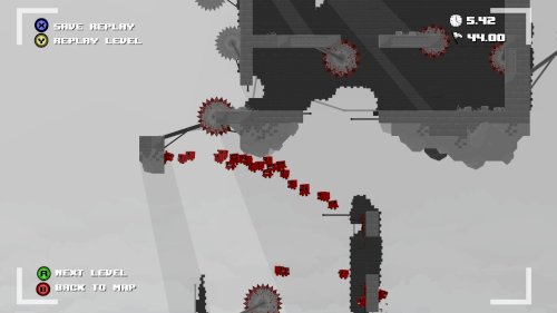 Screenshot of Super Meat Boy