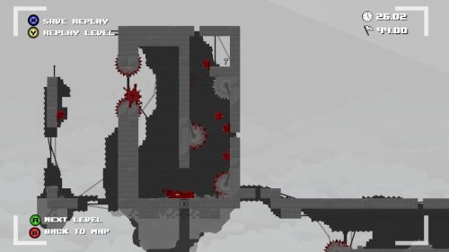 Screenshot of Super Meat Boy