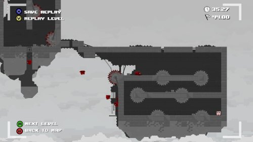 Screenshot of Super Meat Boy