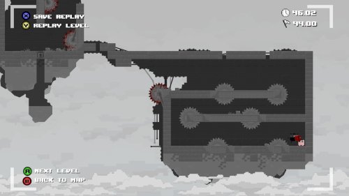 Screenshot of Super Meat Boy