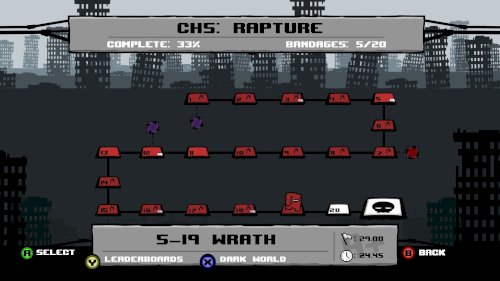 Screenshot of Super Meat Boy