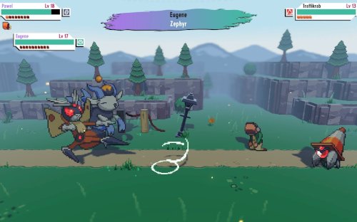 Screenshot of Cassette Beasts