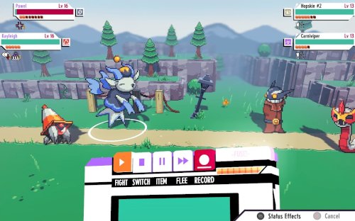 Screenshot of Cassette Beasts