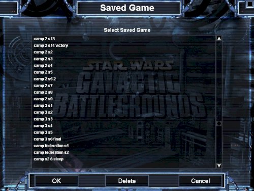 Screenshot of STAR WARS™ Galactic Battlegrounds Saga