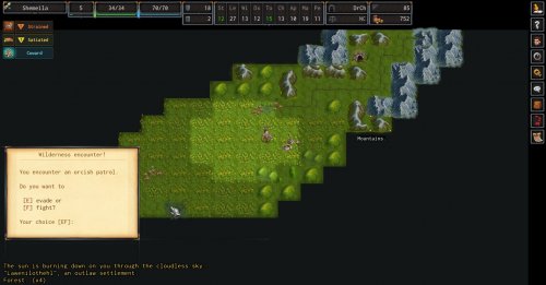 Screenshot of ADOM (Ancient Domains Of Mystery)