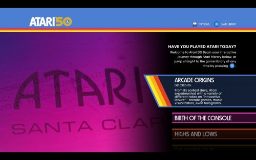 Screenshot of Atari 50: The Anniversary Celebration