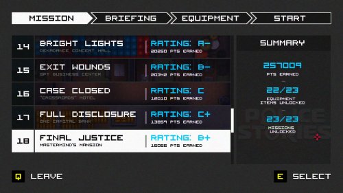 Screenshot of Police Stories