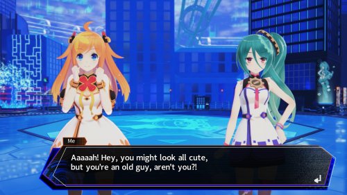 Screenshot of Neptunia Virtual Stars