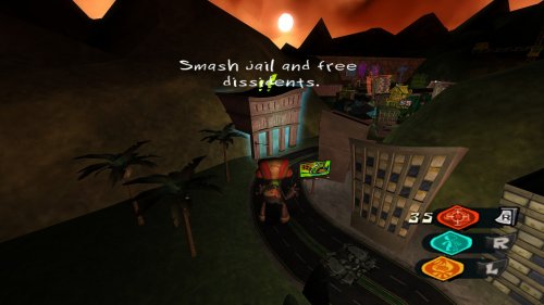 Screenshot of Psychonauts