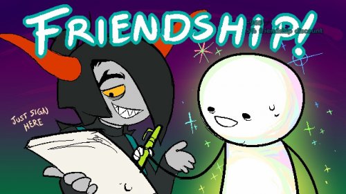 Screenshot of Hiveswap Friendsim