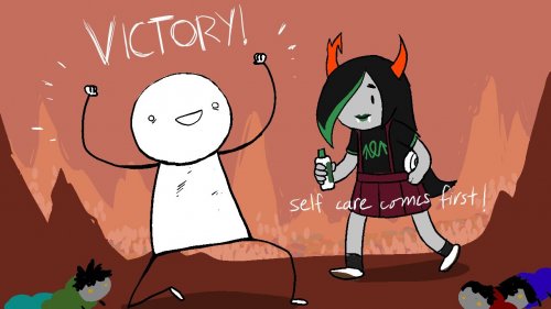 Screenshot of Hiveswap Friendsim