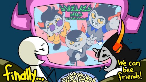 Screenshot of Hiveswap Friendsim