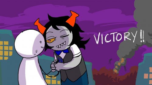 Screenshot of Hiveswap Friendsim