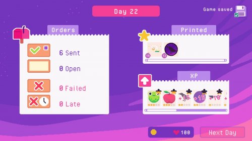 Screenshot of Sticky Business