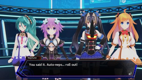 Screenshot of Neptunia Virtual Stars