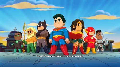 Screenshot of DC's Justice League: Cosmic Chaos