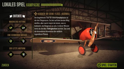 Screenshot of Wings of Glory
