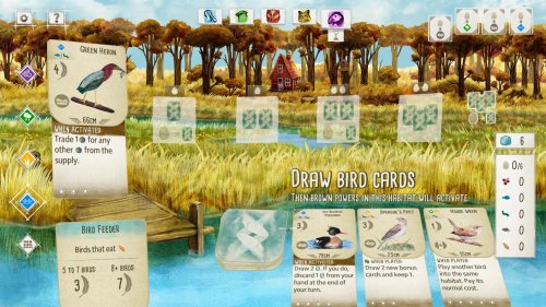 Screenshot of Wingspan