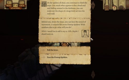 Screenshot of The Warlock of Firetop Mountain