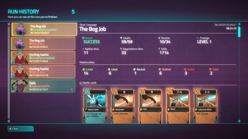 Screenshot of Griftlands