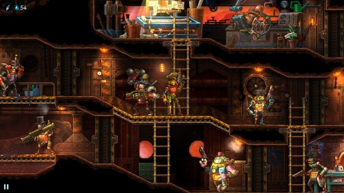 Screenshot of SteamWorld Heist