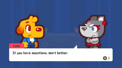 Screenshot of Grapple Dogs: Cosmic Canines