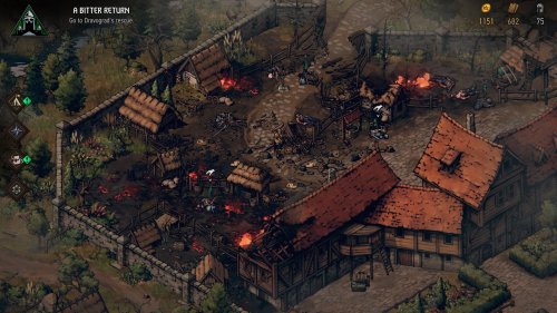 Screenshot of Thronebreaker: The Witcher Tales