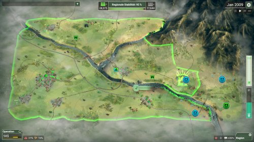 Screenshot of Rebel Inc: Escalation