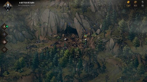 Screenshot of Thronebreaker: The Witcher Tales