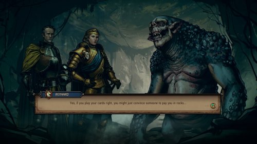 Screenshot of Thronebreaker: The Witcher Tales