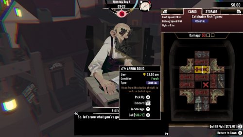 Screenshot of DREDGE