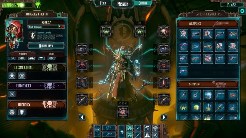 Screenshot of Warhammer 40,000: Mechanicus