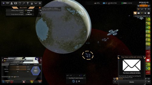 Screenshot of Distant Worlds 2