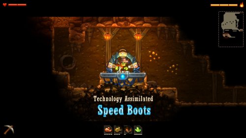 Screenshot of SteamWorld Dig