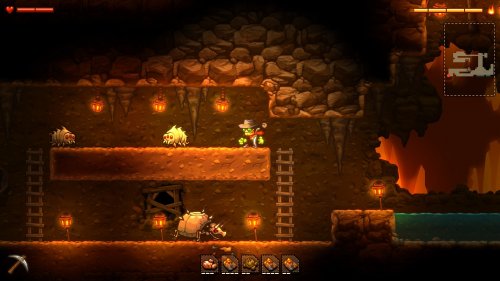 Screenshot of SteamWorld Dig