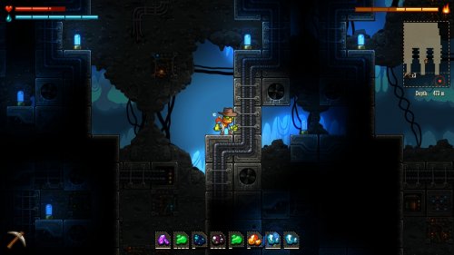 Screenshot of SteamWorld Dig