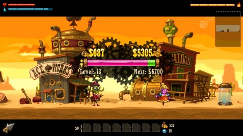 Screenshot of SteamWorld Dig