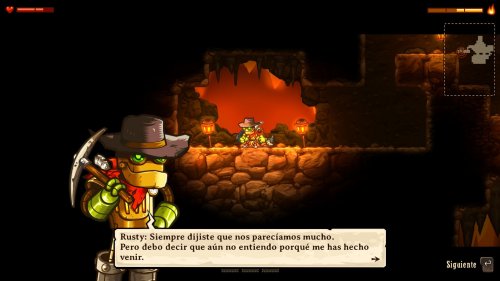 Screenshot of SteamWorld Dig