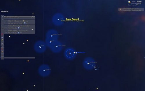 Screenshot of Distant Worlds: Universe