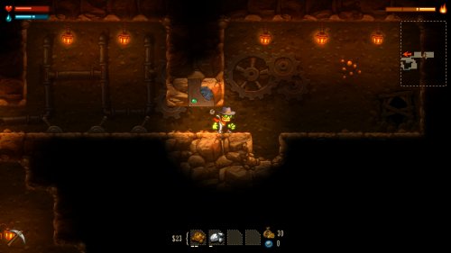 Screenshot of SteamWorld Dig