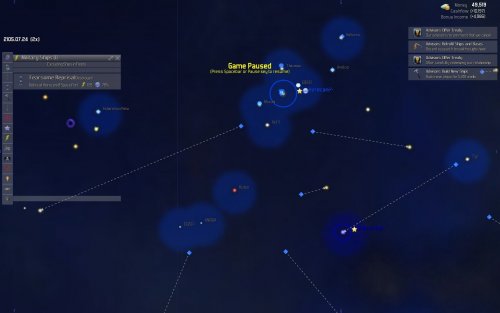Screenshot of Distant Worlds: Universe