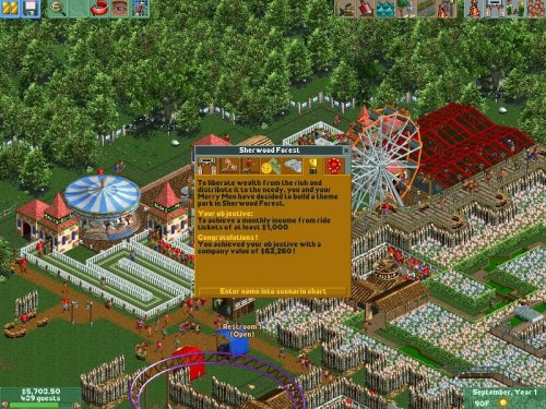 Screenshot of RollerCoaster Tycoon 2: Triple Thrill Pack