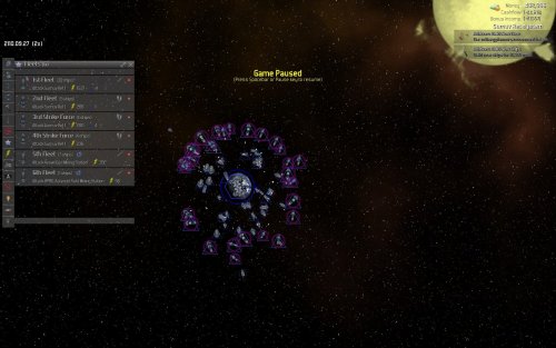 Screenshot of Distant Worlds: Universe