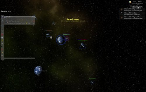 Screenshot of Distant Worlds: Universe