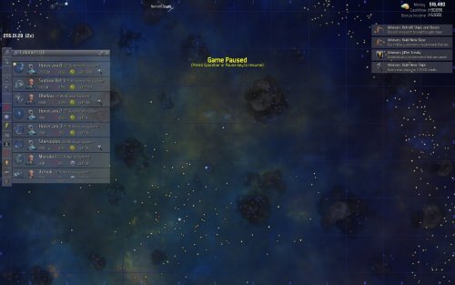 Screenshot of Distant Worlds: Universe