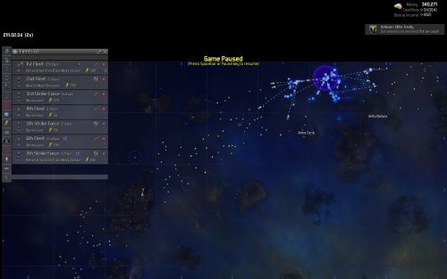 Screenshot of Distant Worlds: Universe