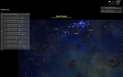 Screenshot of Distant Worlds: Universe