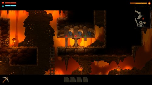 Screenshot of SteamWorld Dig
